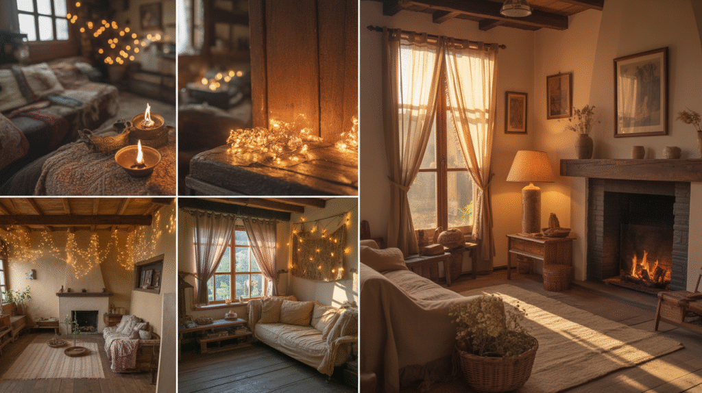 a pinterest style collage of four cozy v zPkV2wfITPCCDKXDYxEhvA Mw497HKlSeegQMcirCn93Q