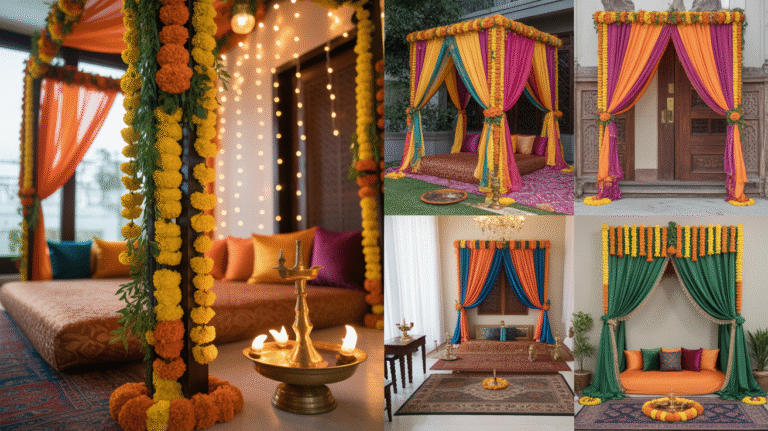 10 Easy Home Decor for Mehendi Function