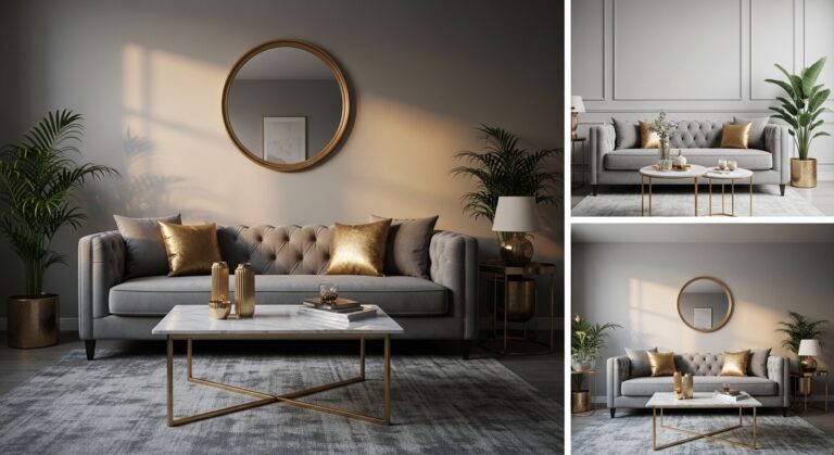 10 Grey & Gold Luxury Decor Ideas That Instantly Elevate Your Home